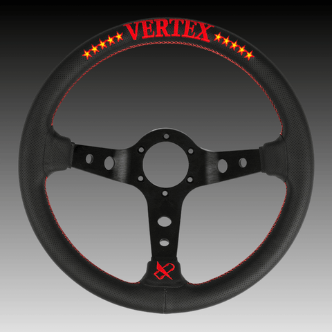 Vertex Red 10 Star Steering Wheel - Infamous Legends