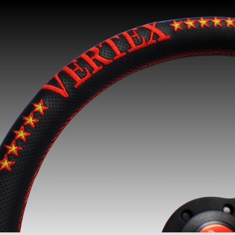 Vertex Red 10 Star Steering Wheel - Infamous Legends